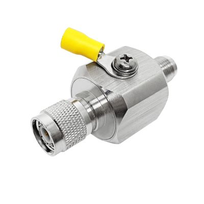Lightning Protector TNC Male to TNC Female Square DC-3GHZ Square 90V Gas Tube Discharge Surge Arrester