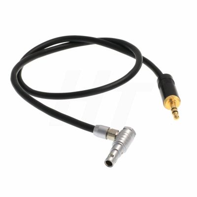 HangTon Audio Cable for ARRI Alexa Mini/RED V-Raptor/Z CAM E2 Camera, 3.5mm 1/8'' TRS to 00B 5 Pin (60 cm, R 5pin-S 3.5mm)