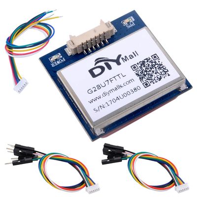 DIYmalls G28U7FTTL GPS Receiver Module 3.3V-5V w/Flash Ceramic Antenna 9600bps 1Hz NMEA-0183 for Arduino FPV Drone Flight Control