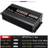 LJZLJZ Vehicle Pure Sine Wave Inverter, Household Power Inverter, 12V/24V.48V/60V to 220V, LCD Display, 2 Battery Clips,4000W-48V view 2