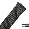 PET Expandable Braided Sleeving Wire Loom 1/4 Inch Cable Wrap Cable Sleeve Wire Protector Sleeve Tubing 25Feet, Black view 1