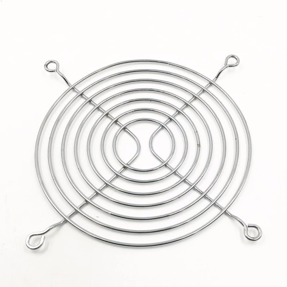 10pcs Fan Grill Metal Cooling Cover Radiating Protective Cover Net Filter Guard 80mm/90mm/120mm Fan Iron Net (Size : 60mm x 60mm)