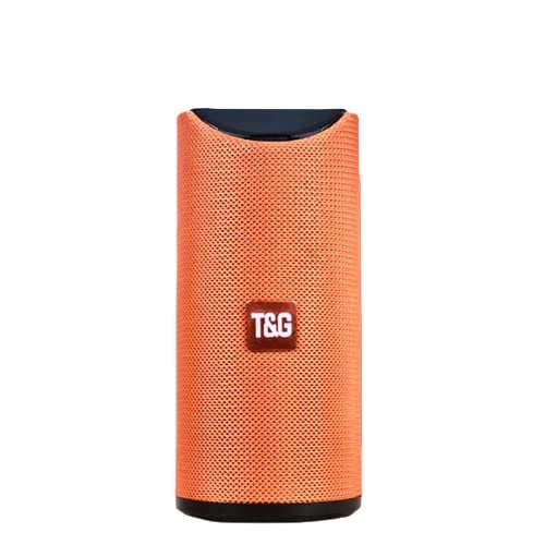THE CEO Portable Tower Bluetooth Speaker - Waterproof Speakers with Deep Bass & Clear Sound - Outdoor Bluetooth Speaker for Travel, Beach & Camping - Lightweight Design with Long Battery Life - Orange