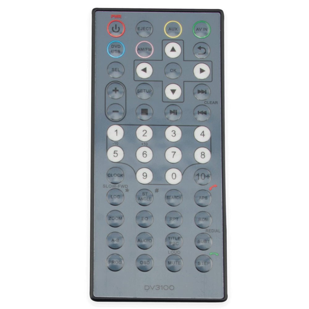 Allimity DV3100 DV3300 DV3300S-BL Replaced Remote Controllor Suit for Furrion Entertainment System DV3100 DV3100-RC RTDV3100RC