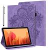 ALILANG Case for Lenovo Tab M10 HD 2nd Gen 10.1 Inch 2020 Tablet Cases (TB-X306F/TB-X306X), Multi-View Angles PU Leather Flip Stand Wallet Cover for Lenovo Tab M10 HD 2nd Gen -Purple view 1