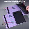ALILANG Case for Lenovo Tab M10 HD 2nd Gen 10.1 Inch 2020 Tablet Cases (TB-X306F/TB-X306X), Multi-View Angles PU Leather Flip Stand Wallet Cover for Lenovo Tab M10 HD 2nd Gen -Purple view 4