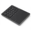 22 Keys Numeric Keypad, 2 in 1 Bluetooth 4.2 Number Pad with Touchpad, Portable Numeric Keypad for Computers(Iron Gray) view 1