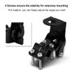 -46 Vehicle CB Radio Mobile Radio Antenna Mount Bracket, Stainless Steel Holder Mount Fixed Bracket for Car Truck CB Radio Two Way Radio Transceiver view 3