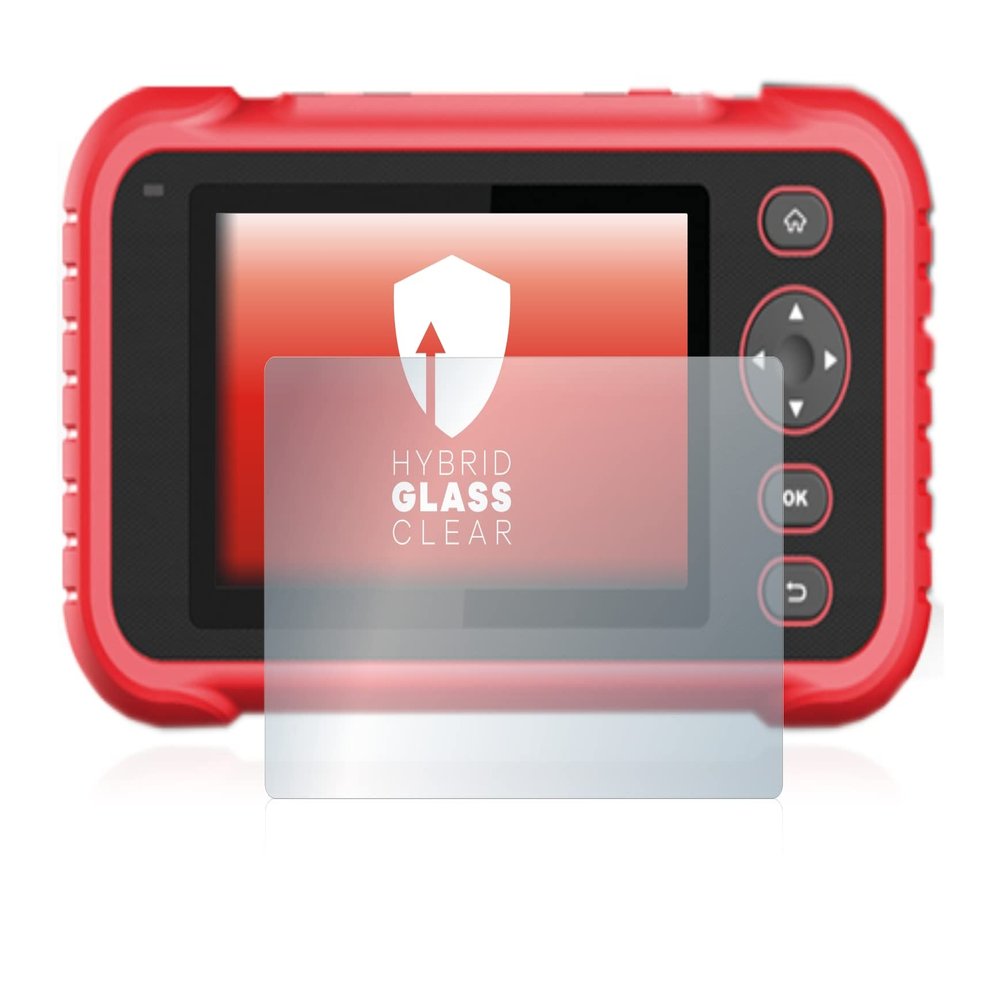 upscreen Screen Protector Film compatible with Launch CRP 123/129 EVO - 9H Glass Protection, Extreme Scratch Resistant