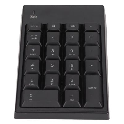 Number Pad, 22 Keys USB Number Pad, 10M Delay Portable Numeric Keypad, with Receiver for Laptop Desktop Computer PC