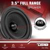 DS18 ZXI-354 3.5" Full Range Car Audio Speaker Upgrade with Kevlar Cone 120 Watts 4 Ohm Horn Woofer - Pair of 3.5 Speakers (2 Speakers) (Renewed) view 2