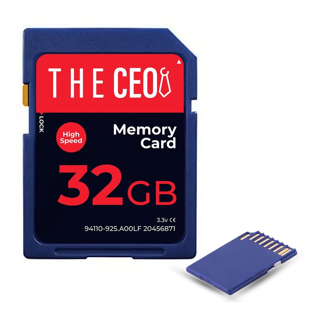 THE CEO Memory Card Ultra SDHC UHS-I 90MB/s High-Speed & Reliable Camera Card - Class 10 for Fast Read/Write Ideal for Full HD Video & Photography- Get a Durable 32GB SD Card for Long-Term Storage
