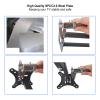 CTX006 Full Motion TV Wall Mount for 17-22 Inch TVs, 180 Adjustable Rotation TV Monitor Wall Mount Bracket, Up to 44lbs Heavy Duty Articulating Arms with Tilt & Swivel Function view 2
