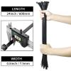 Black Zip Ties Heavy Duty 24 Inch Outdoor, 175lb Extra Large Cable Tie Wraps Long Plastic Wire Ties Wide Big Strong Thick Zipties 50 Pack view 2