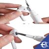 EUROXANTY Keyboard Cleaning Brush | Keyboard Brush | Dust Removal Cleaner | Removes Dirt from Computer Keys | Headphone Cleaner Brush | Remover (White) view 2