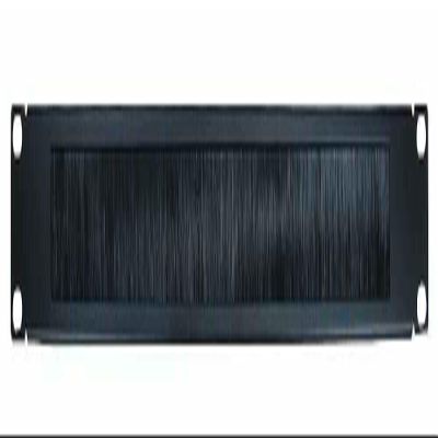 Raraion A 19" Rack Mount Brush Type Cable Management Panel which Allows Patch Cables Connected to The Front of Network switches to Pass Through and Keep dust Out.