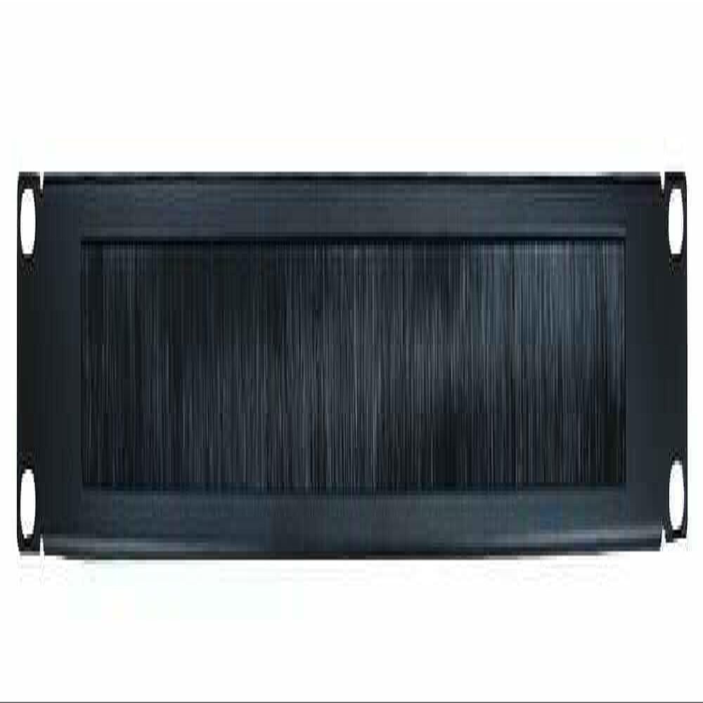 Raraion A 19" Rack Mount Brush Type Cable Management Panel which Allows Patch Cables Connected to The Front of Network switches to Pass Through and Keep dust Out.