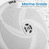 PyleUsa 8 Marine Vehicle Speakers Dual 2-Way 320W 4 Ohm Low Profile Waterproof Car Component Speaker System, 8 Oz Magnet, Voice Coil, for Custom Audio Boat, Truck, Watercraft, Mobile,Off-Road (White) view 4