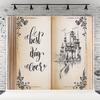 10x6.5ft Fairy Tales Book Wedding Photography Backdrops Ancient Book Castle Romantic Party Background for Banner Prop view 1