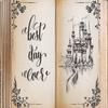 10x6.5ft Fairy Tales Book Wedding Photography Backdrops Ancient Book Castle Romantic Party Background for Banner Prop view 2