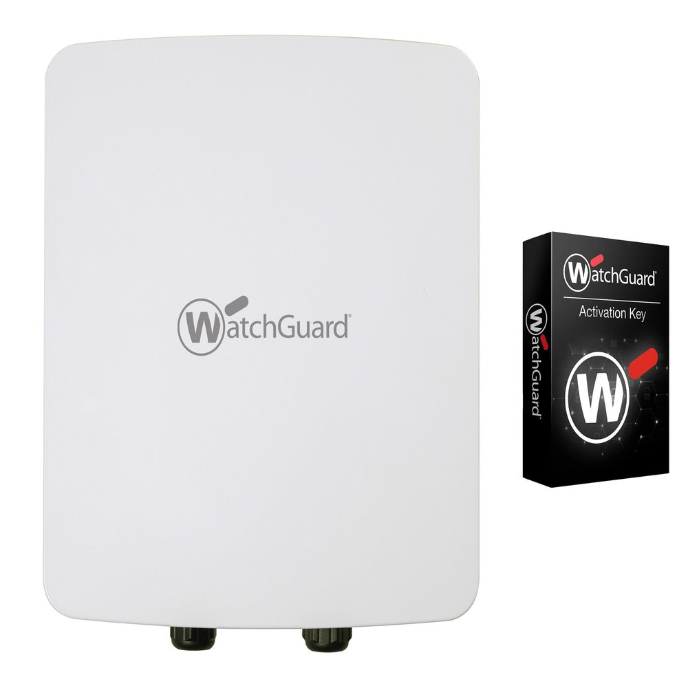 WatchGuard AP430CR - Wi-Fi 6 Indoor/Outdoor Access Point - 802.11ax - WPA3-4x4 Radio, 6 Ext Antennas - IP67-Rated - Includes 1-YR Standard Wi-Fi Management License (WGA43000000 + WGWSM00601)