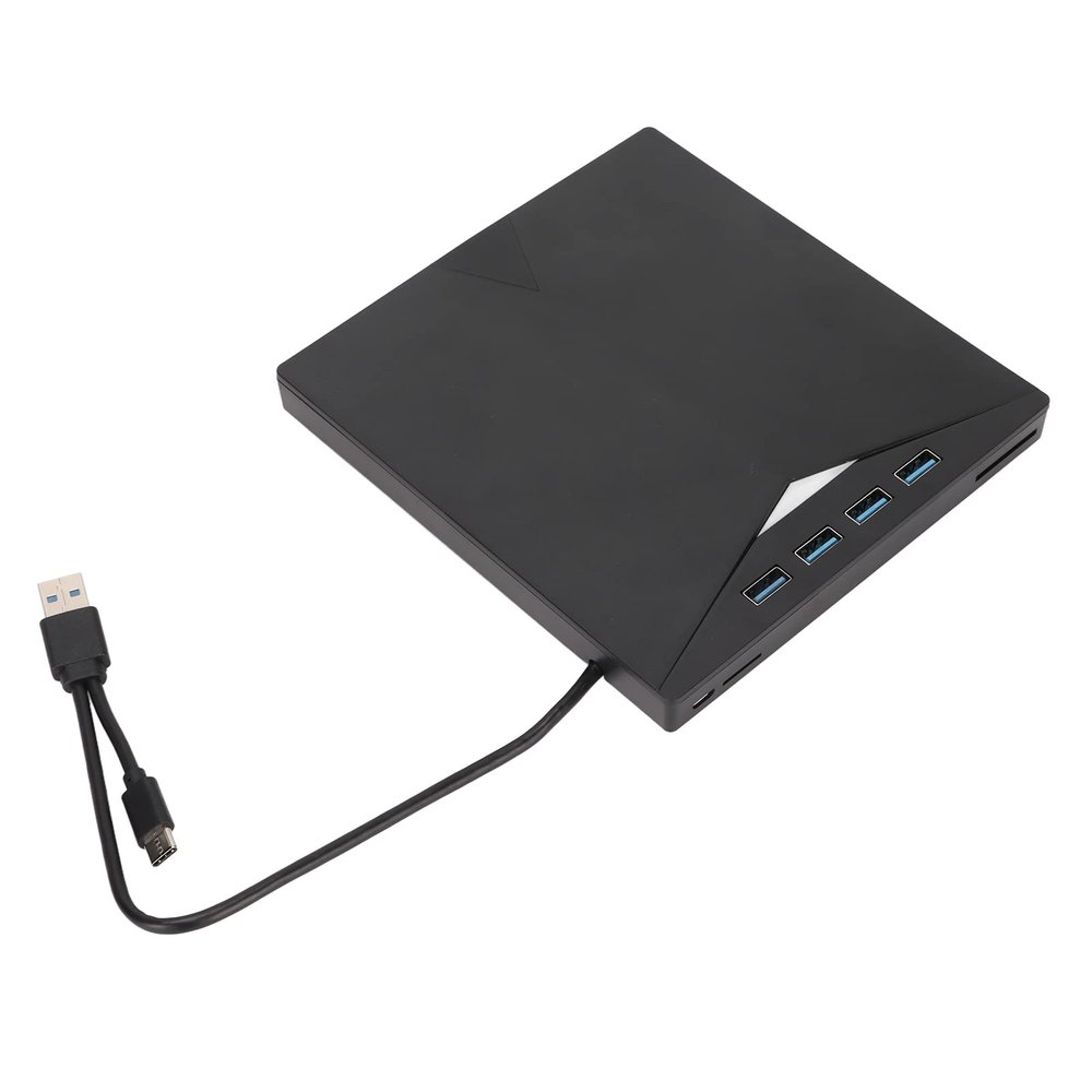 Tangxi External DVD Drive, USB 3.0 Portable CD/DVD RW Drive/DVD/VCD Player,CD ROM for Laptop Desktop PC,Compatible with/Linux/OS X