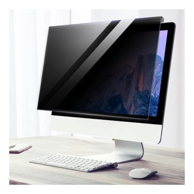 LIGUOYI Hanging Type Computer Privacy Screen Filter, Blocker Screen Cover Antis Scratch Blue Light Glare, Radiation Protection, Privacy Screen Protector for Widescreen Computer Monitors