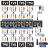 1 in 8 Out Composite RCA Video Audio Splitter view 3