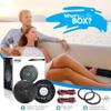 PyleUsa Marine Vehicle Speakers - Dual 2-Way 320W 4 Ohm Low Profile Waterproof Car Component Speaker System, 8 Oz Magnet, Voice Coil, for Custom Audio Boat, Truck, Watercraft, Mobile, Off-Road (Black) view 2