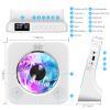 Gueray Portable CD Player with Bluetooth, Desktop CD Music Players for Home Built-in Double HiFi Sound Speakers, Support AUX&USB FM Radio Cool Men's Christmas Birthday Gifts,Gifts for Music Lovers view 4
