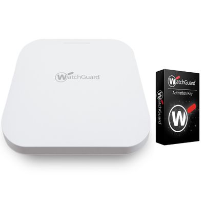 WatchGuard AP330 - Wi-Fi 6 Access Point - 802.11ax - WPA3 Security - 2x2 Radio, 6 Internal Antennas - Bundled with USP Wi-Fi Management 1-YR License (WGA33000000 + WGWUM22001)