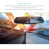 FHD 1080P Mirror Dash Cam Backup Camera,DVR Smart Rearview Mirror for Cars & Trucks, Sensor,Automatic Loop Recording,Backlight Display,Motion Detection,SOS view 2