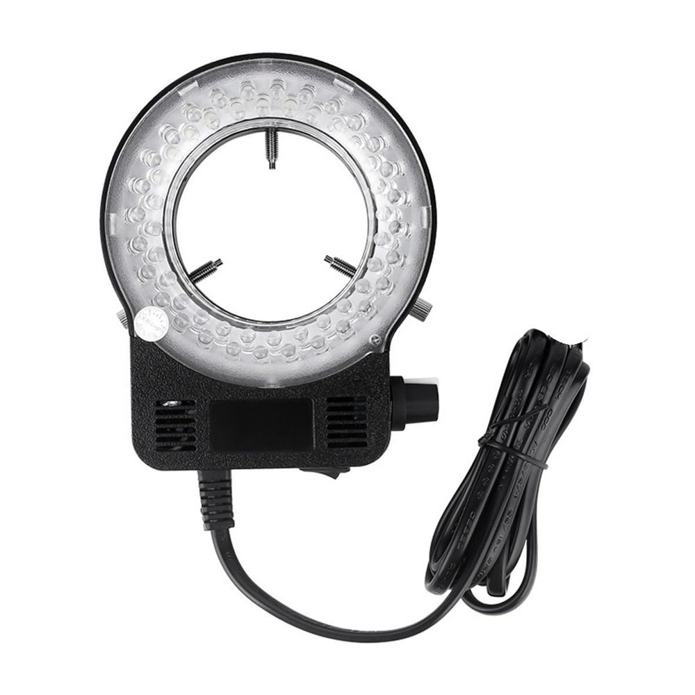 Lab Microscope Slides Microscope Ring Light Adjustable LED Illuminator Circle Light Lndustrial Magnifier for Microscope Camera Microscope Parts (Color : Suit A)