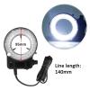 Lab Microscope Slides Microscope Ring Light Adjustable LED Illuminator Circle Light Lndustrial Magnifier for Microscope Camera Microscope Parts (Color : Suit A) view 4