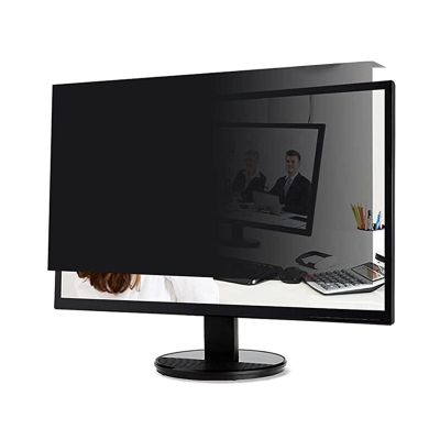 LIGUOYI Computer Privacy Screen Filter, Hanging Removable Acrylic Privacy Screen Protector Antis-Glare Eye Protection, Blocker Screen Cover for Widescreen Desktop PC Monitor