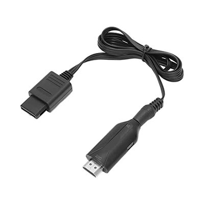 Tangxi N64 to Converter Cable, Game Console Video to Adapter, N64/NGC/SNES 3 Display Modes HD Video Converter for TV/Monitor (720P/1080P)