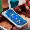 nincyee Shockproof Case for iPod Touch 7,Glitter Bling Shine Diamond Heart Rainbow Quicksand Transparent TPU Shell with Rotating Finger Ring Kickstand view 2