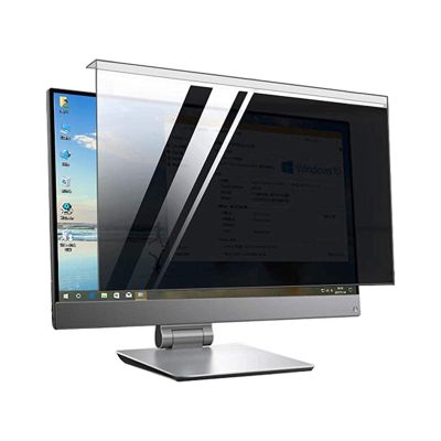 LIGUOYI Computer Privacy Screen Filter with Antis Glare and Antis Blue Light Protection, Privacy Screen Protector for Eye Protection, Blocker Screen Cover for Widescreen Computer Monitors