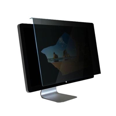 LIGUOYI High Clarity Computer Privacy Screen Filter with Antis Blue Light Glare, for Eye Protection, Hanging Type Blocker Screen Cover, Easy Installation, Monitors Privacy Screen Protector