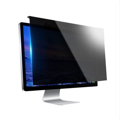 LIGUOYI Hanging Computer Privacy Screen Filter, High Clarity Privacy Screen Protector with Antis Blue Light Glare, for Eye Protection, Blocker Screen Cover for Desktop PC Monitor, Laptop
