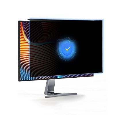 LIGUOYI Computer Privacy Screen Filter, AntiBlue Light, 95% UV Blockage, Antis-Spy Antis-Glare Screen Protector, Hanging Blocker Screen Cover, Easy Installation, Antis-Scratch