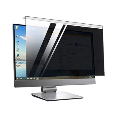 LIGUOYI Computer Privacy Screen Filter, High Clarity, Antis-Scratch Protector Film, Blocker Screen Cover for Widescreen Monitor, Protects Your Eyes from Harmful Glare and Blue Light