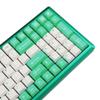 149 Lotus Pond Green White Dye-Sub Keycaps Thick PBT Cherry Profile Key caps for TKL 61 64 68 75 87 96 104 108 GMMK MX Mechanical Keyboard view 3