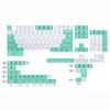 149 Lotus Pond Green White Dye-Sub Keycaps Thick PBT Cherry Profile Key caps for TKL 61 64 68 75 87 96 104 108 GMMK MX Mechanical Keyboard view 4