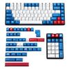 143 Wailing Dye-Sub Blue White Red Keycaps Thick PBT Cherry Profile Key caps for TKL 61 64 68 75 87 96 104 108 GMMK MX Mechanical Keyboard view 1
