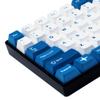 143 Wailing Dye-Sub Blue White Red Keycaps Thick PBT Cherry Profile Key caps for TKL 61 64 68 75 87 96 104 108 GMMK MX Mechanical Keyboard view 2