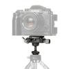 ANNSM Ball Head with Hot Shoe Mount Adapter for Mini Desk Top Tripod with Arca Swiss Quick Release Plate for DSLR Camera Smartphone LED Video Light view 3