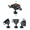 ANNSM Ball Head with Hot Shoe Mount Adapter for Mini Desk Top Tripod with Arca Swiss Quick Release Plate for DSLR Camera Smartphone LED Video Light view 4