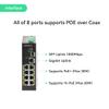 LINOVISION Industrial 8 Ports POE Switch, Built-in EOC Receiver, Ultra Long Reach PoE over Coaxial Cable Transmission, Extend PoE over Cat5E/Cat6 Network Cable up to 2500ft,Simply Cabling, Plug-n-Play view 2