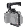 Hersmay GH6 Cage Kit, Full Camera Cage with Top Handle for Panasonic LUMIX GH6 Camera, 1/4'' & 3/8" Sxrew, NATO Rail, ARRl Locating Hole, Arca Swiss Plate view 1